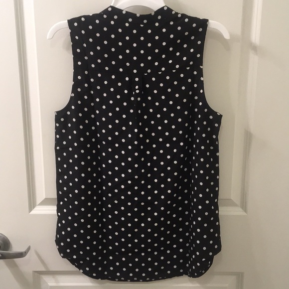 Modcloth | Polka Dot Sleeveless Top M NWOT - Picture 2 of 5